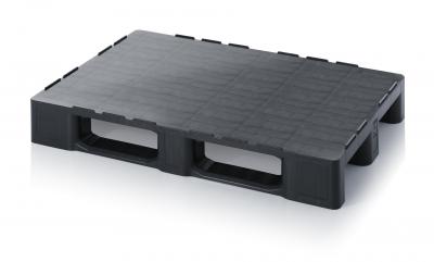 Antistatic ESD Pallets with closed cover 120 x 80 x 15,2 cm (L x W x H) - 666 ESD HD 1208